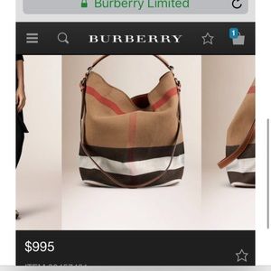 Beautiful Burberry shoulder bags
